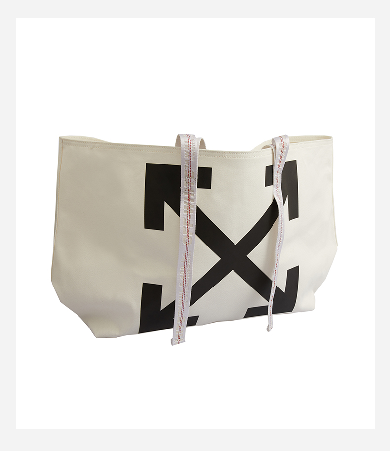 【情人节礼物】【20春夏新品】off-white/off-white 女士白色织物手提