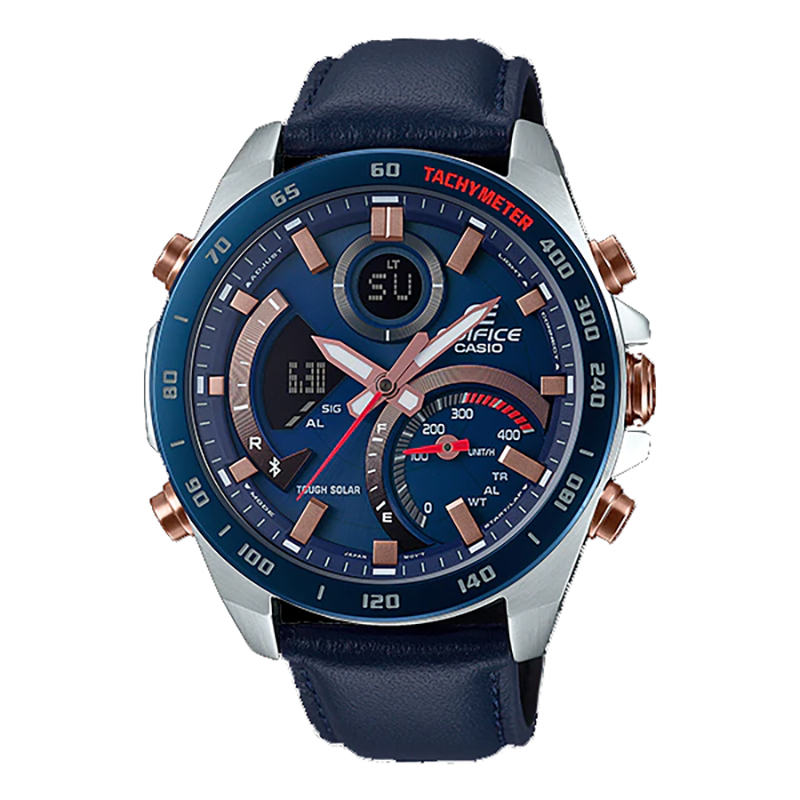 casio/卡西欧 edifice系列 蓝牙连接 智慧 运动腕表ecb-900bl-2a