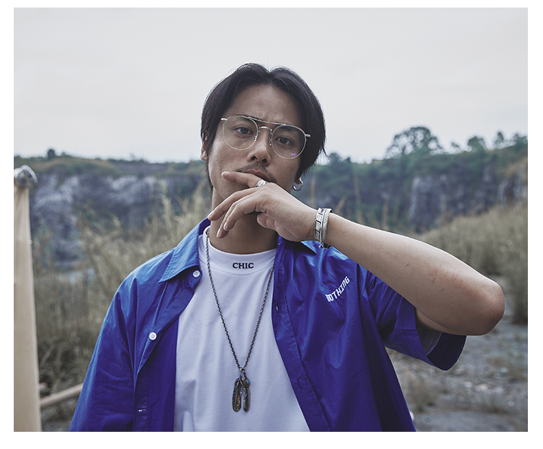 colimida/口力米大 印第安复古羽毛手镯男士霸气个性