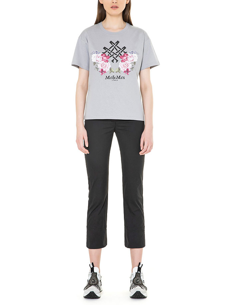 【mr & mrs italy皮草夫妇 女士短袖t恤】mr&mrs italy - 女款印花