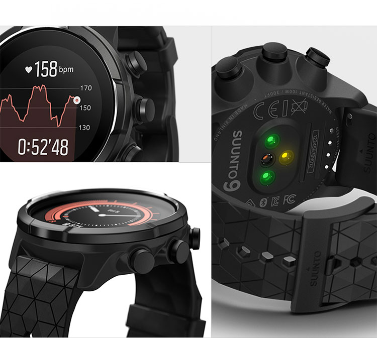 suunto/颂拓 颂拓(suunto)suunto 9 专业运动智能光电手表钛合金旗舰