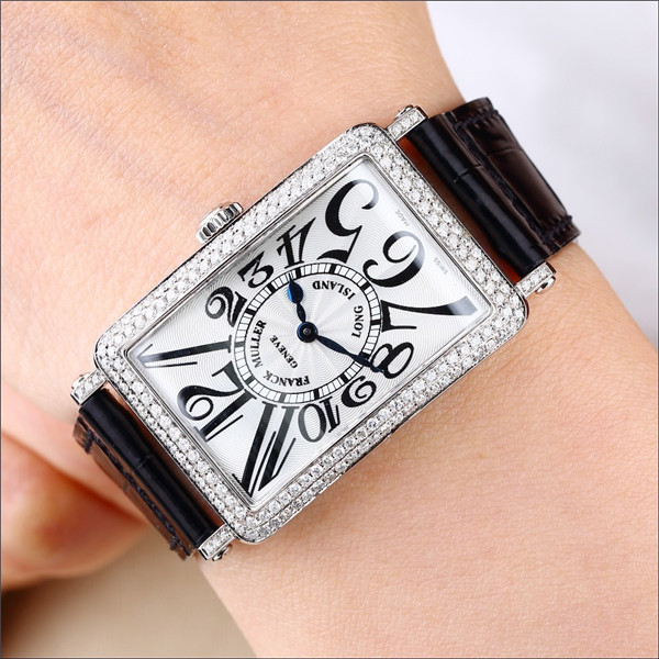 franck muller/法蘭克穆勒long island系列952 qz後鑲鑽 女士石英腕錶