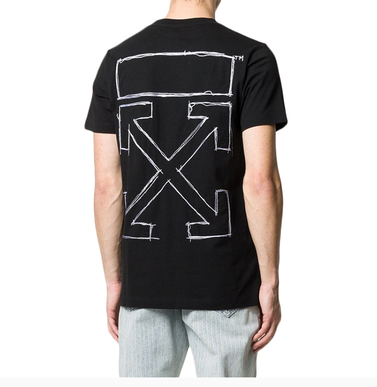 off white/off white 20春夏 男装 服装 棉质人像图案印花男士短袖t恤