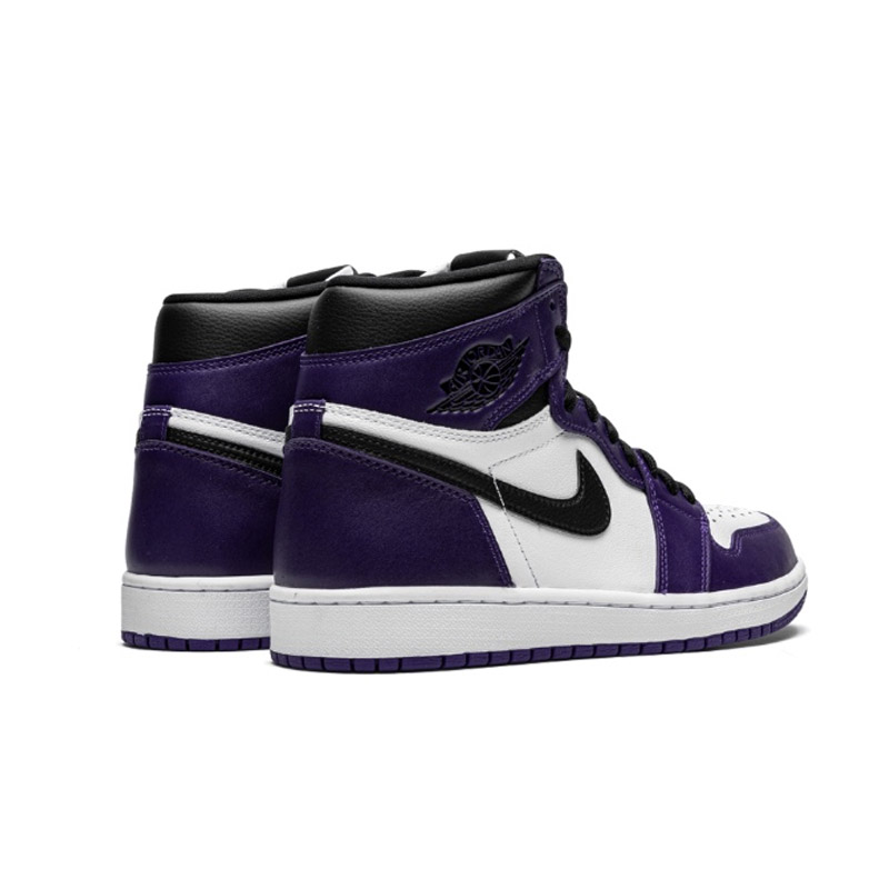 nike/耐克 air jordan 1 high aj1 女款 白紫葡萄 高帮 运动休闲 篮球