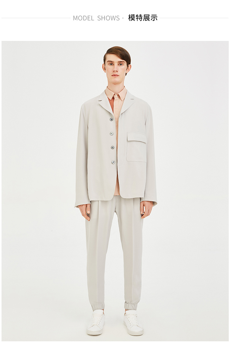 mens jacket 男士夹克arc atelier名堂20新品男装休闲西装翻领夹克