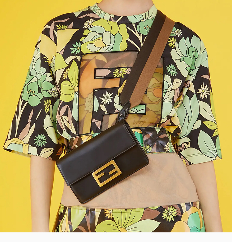 FENDI/ҵ 20 BAGUETTEƽִŮʿɫСţƤʱذ