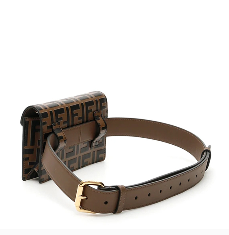 FENDI/ҵ 20 ŮʿMonogram Ƥlogoӡʱذ