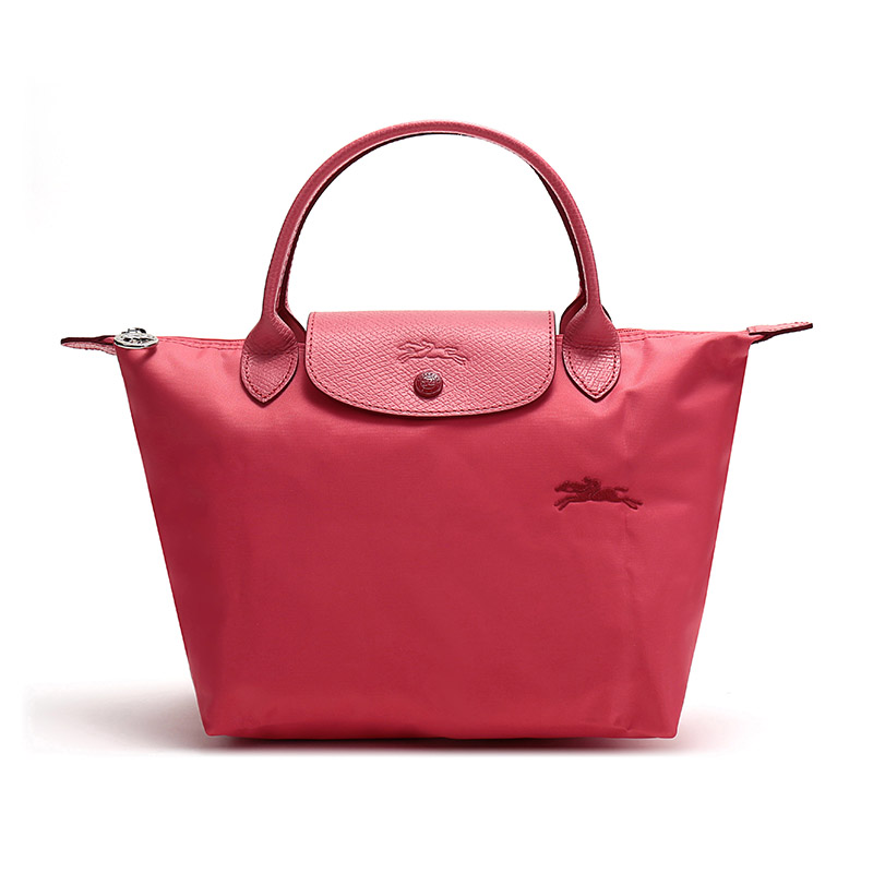 longchamp/珑骧70周年纪念款 女士le pliage系列织物尼龙短柄可折叠