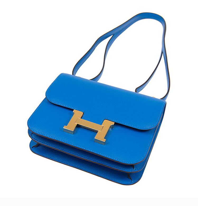 【包税】hermes/爱马仕 女士constance 18 h字母装饰单肩包斜挎包