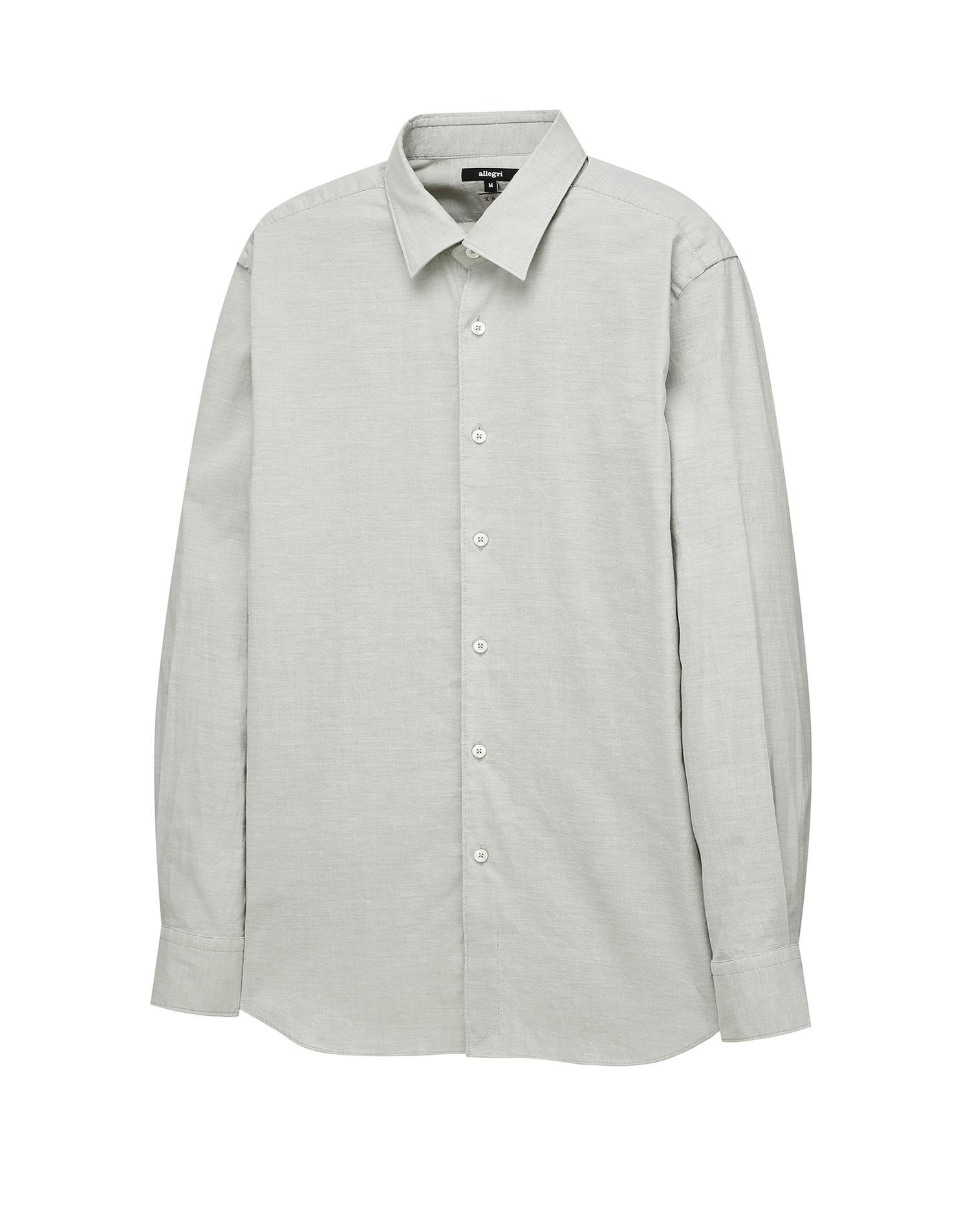 allegri_italy 浅灰色 《crepe》衬衫