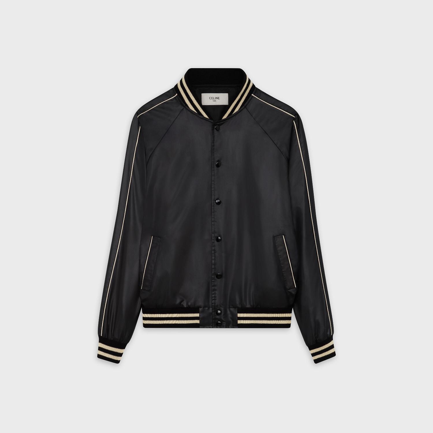 【celine赛琳 男士夹克】celine 20春夏男士轻盈尼龙学院风格外套 2w