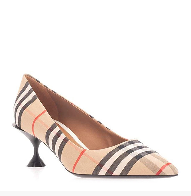 burberry/博柏利【20春夏新款】 女士经典格纹米色棉