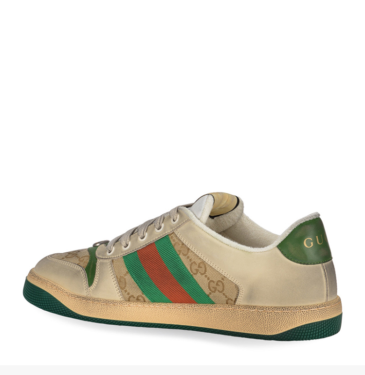 gucci/古驰【20春夏新款】男士浅棕色经典老花logo脏脏鞋运动鞋休闲鞋