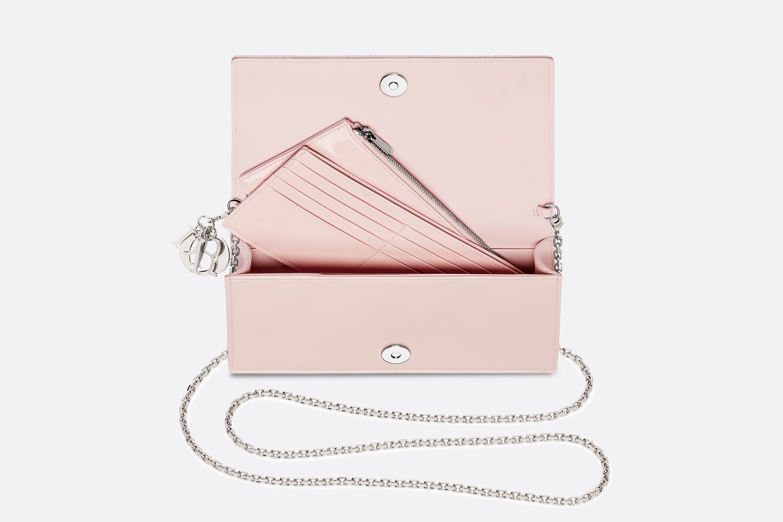 【包邮包税】 dior 20春夏女士牛皮革 lady dior 链条手拿包 s0204p