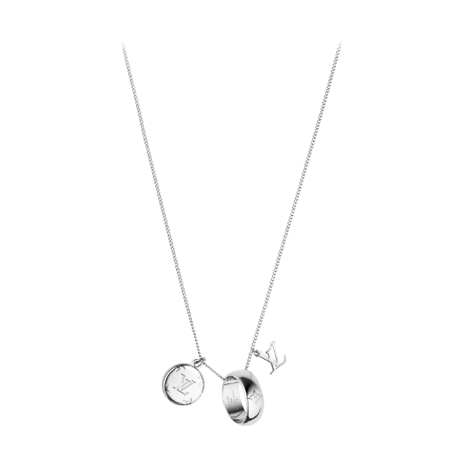 【520】【包邮包税】 louis vuitton 20春夏男士monogram 吊坠项链 m