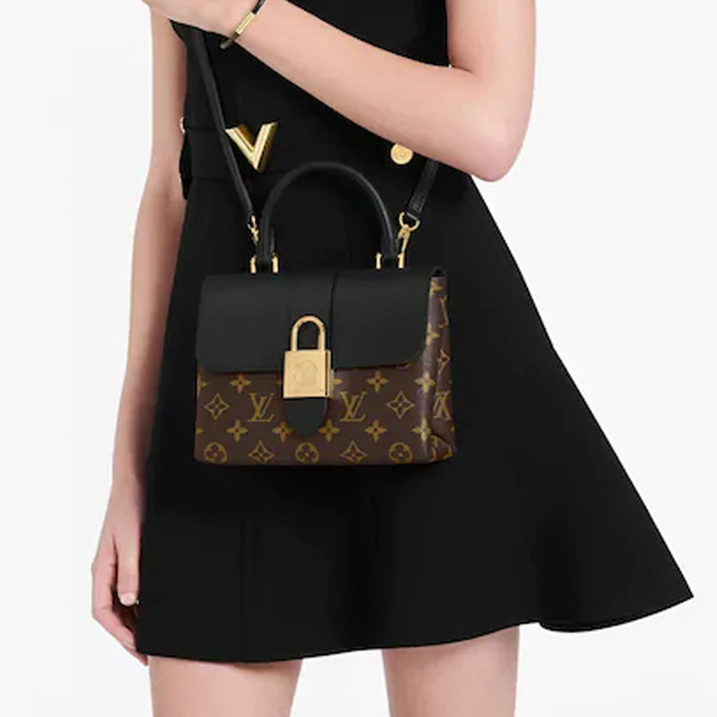 louis vuitton/路易威登 locky bb 手袋 帆布/配皮 m44141