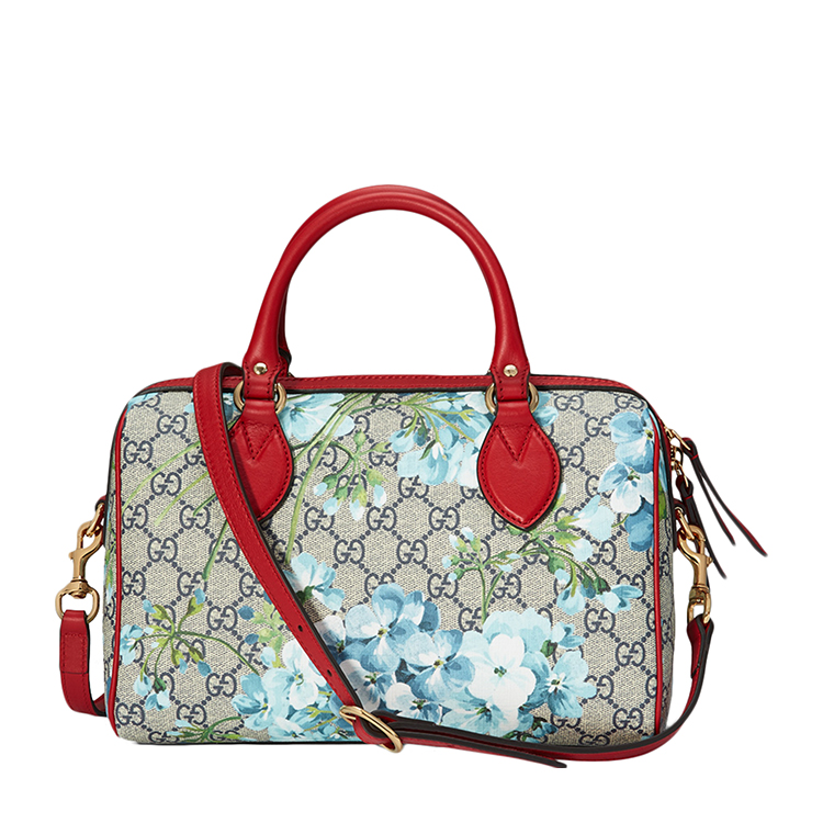gucci/古驰 blooms天竺葵印花 女士手提包 409529ku2ig8492