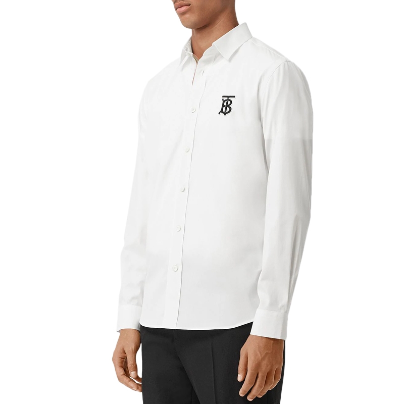 burberry/博柏利 巴宝莉男士tblogo长袖衬衫 8023460-185#200513lsf