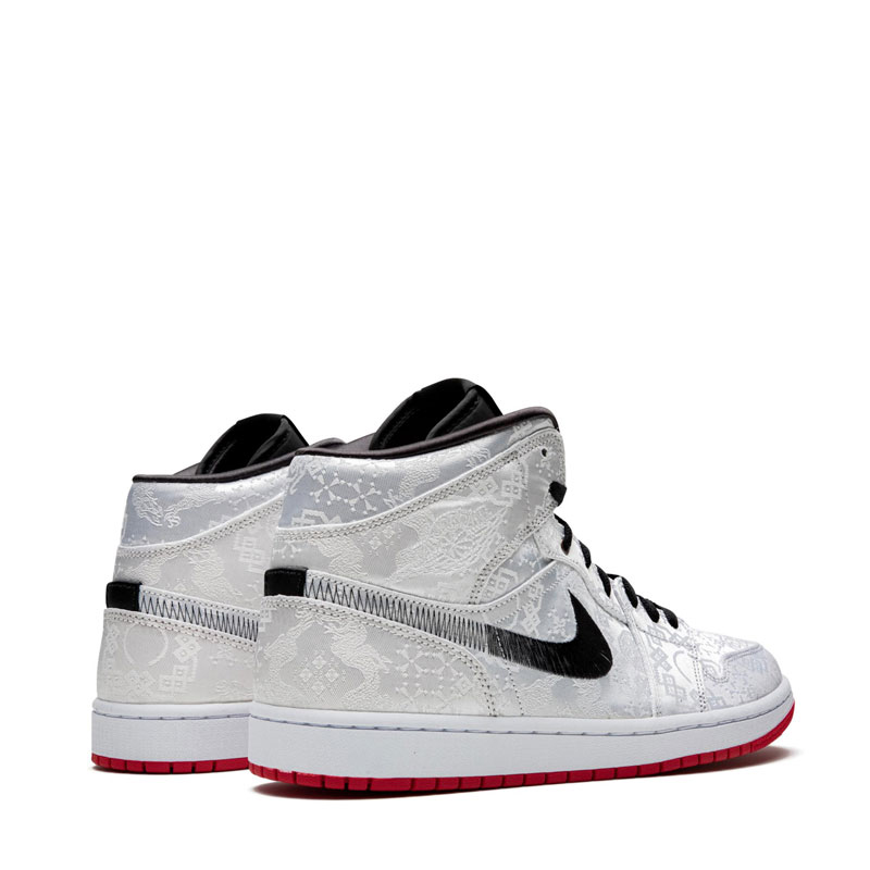 air jordan1 mid clot aj1 陈冠希联名 白丝绸 cu2804-100