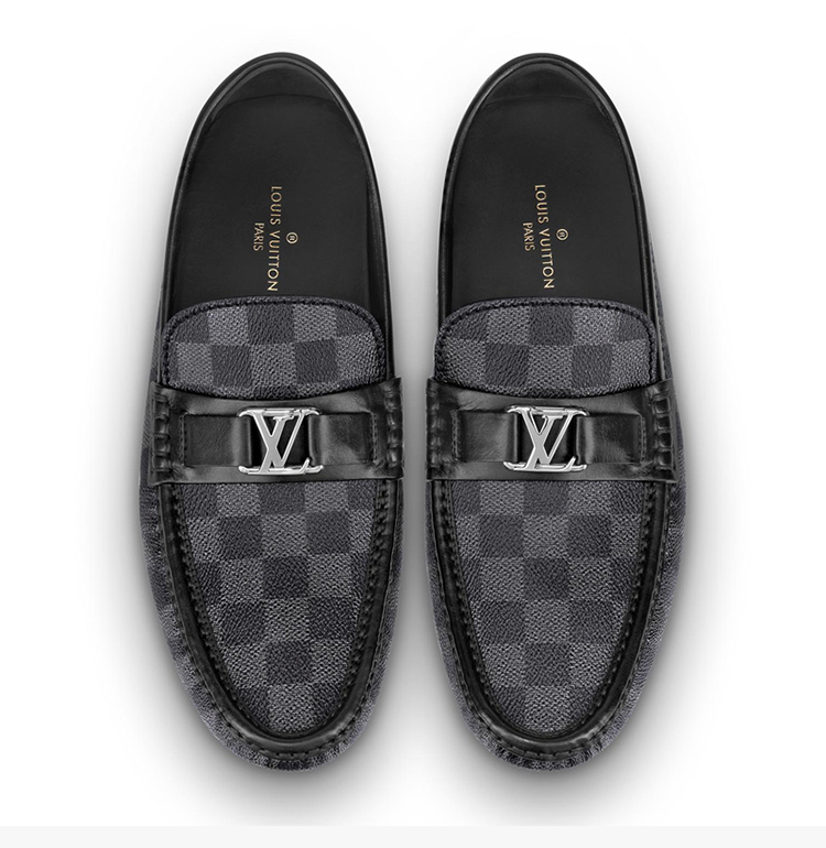 【預售3-4周發貨】louis vuitton/路易威登 lv 男士hockenheim石墨色