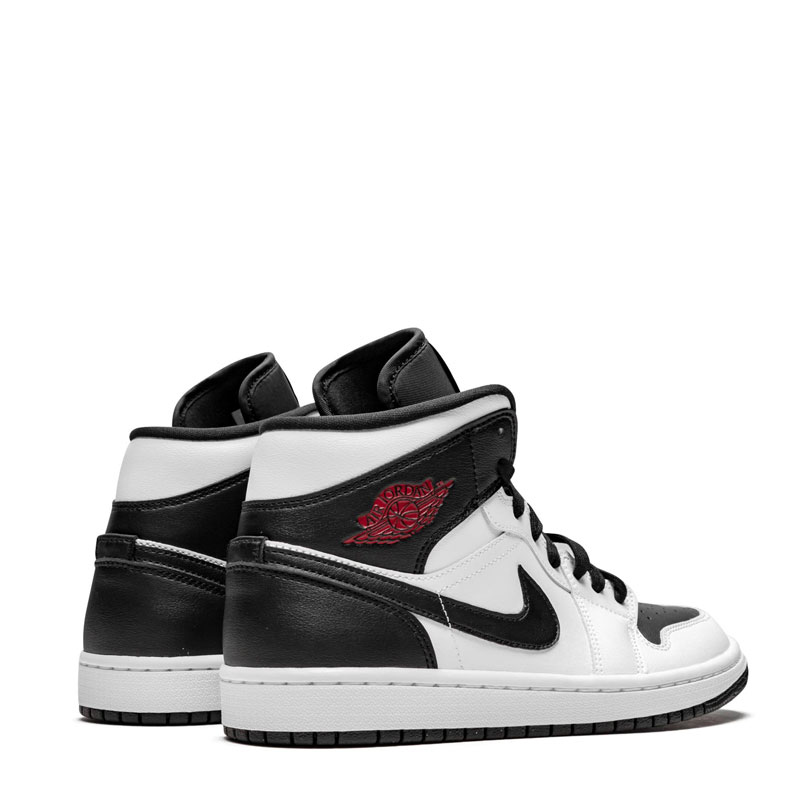 air jordan 1 mid aj1 黑白反轉 黑腳趾熊貓 bq6472-101