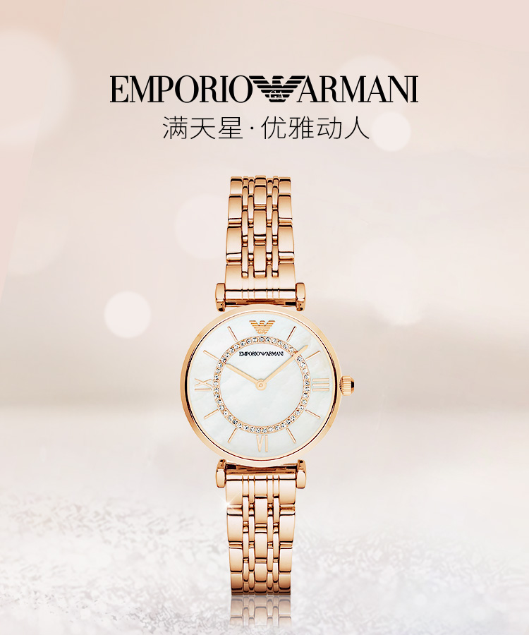 Emporio Armani/安普里奥阿玛尼手表 摩天轮女钢带款式欧美 AR1909