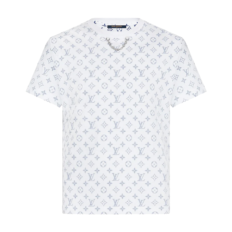 louis vuitton/路易威登lv escale 印花女士短袖t恤1a7st4