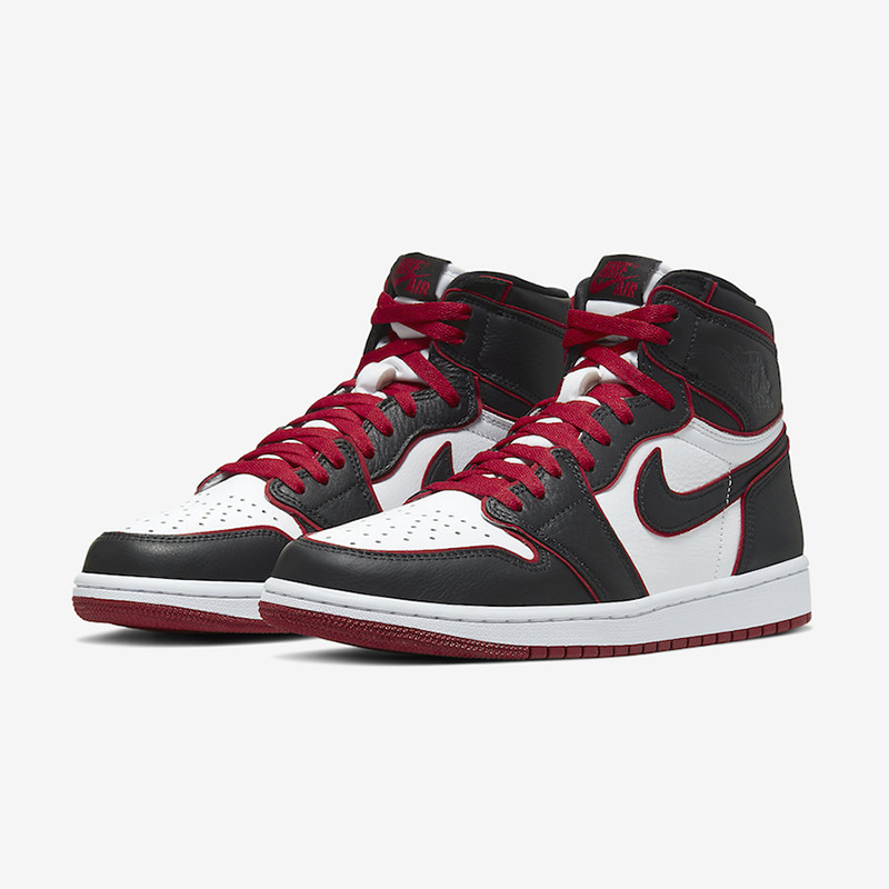 nike/耐克 air jordan 1 hi aj1 og 限量 人类飞翔 红外线 黑红 男子