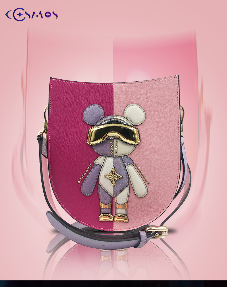 星际熊女包小包包女2020新款包时尚单肩包ins百搭手提包 大款