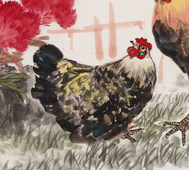 向士平 《高冠图》 三峡大学艺术学院教授 鸿运当头 冠上加冠 吉祥