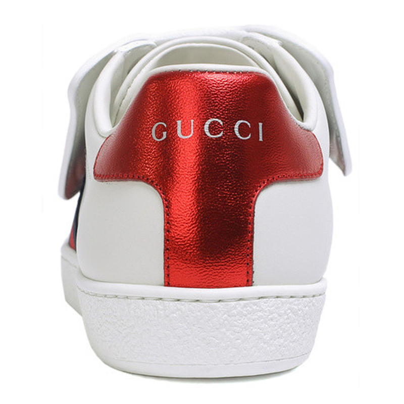 gucci/古驰 ace系列猫头亮片可拆卸女士牛皮休闲运动鞋板鞋小白鞋