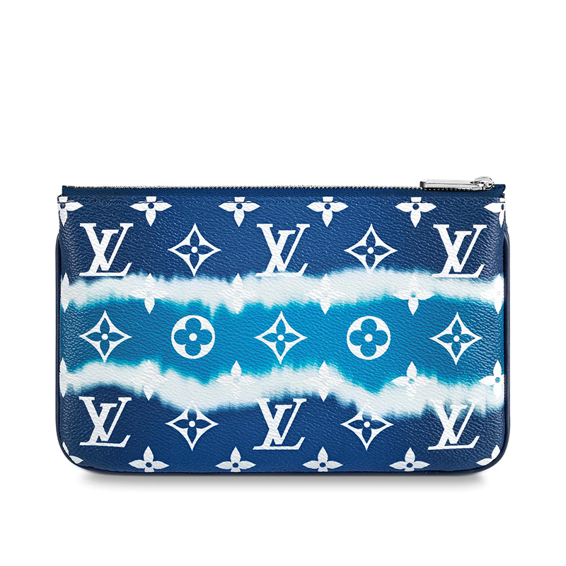 louis vuitton/路易威登 2020夏季限量款 蓝色扎染纹路老花帆布double
