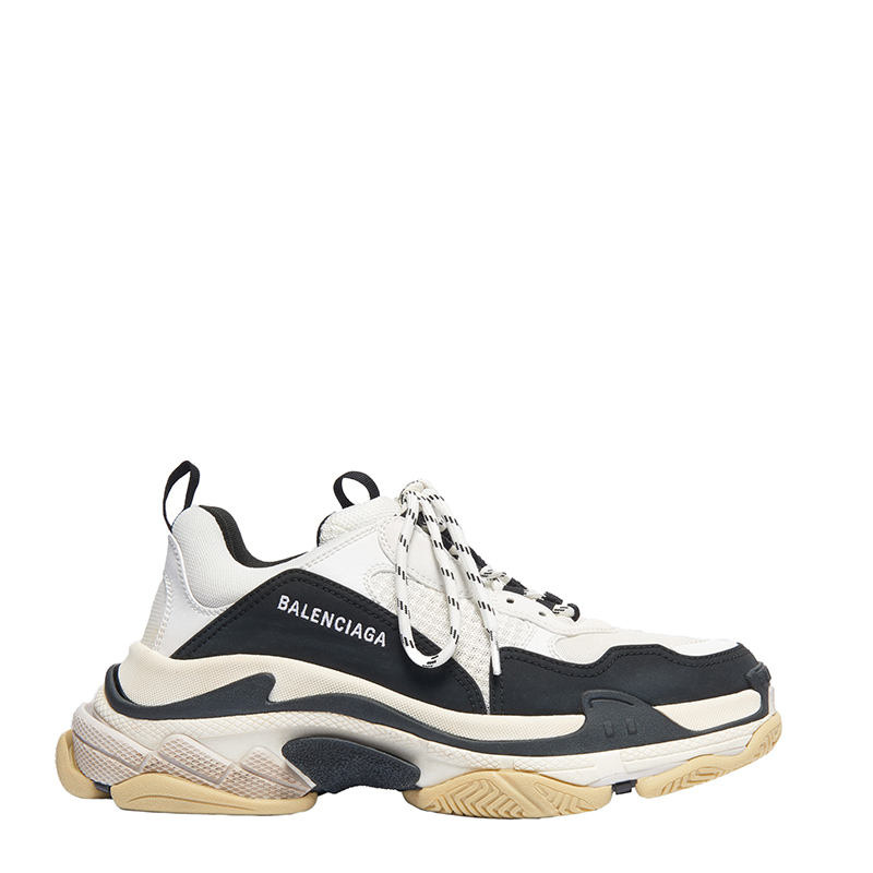 【包税】balenciaga/巴黎世家 20新款男士黑白拼色triple s休闲运动鞋