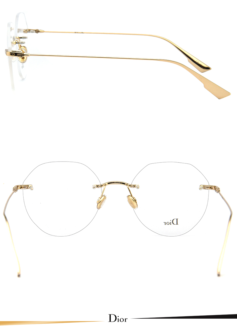 【新品】dior/迪奥男女中性款光学镜架diorstellaireo6f简约复古不