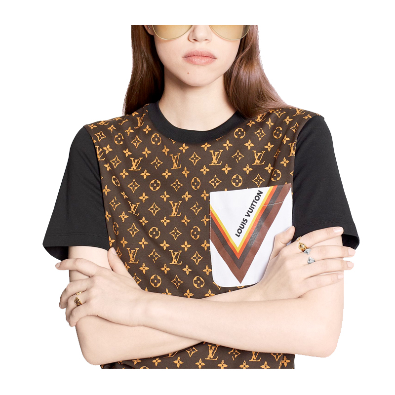 louis vuitton/路易威登monogram女士短袖t恤1a848k