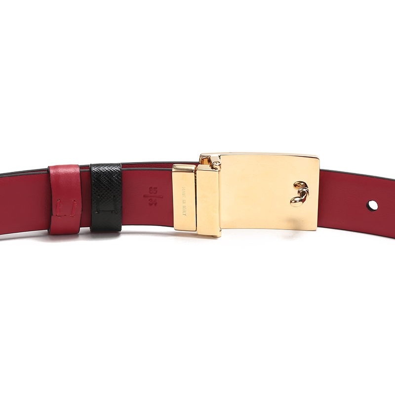 prada/普拉达 女士腰带牛皮板扣式双面皮带1cc3752cjo