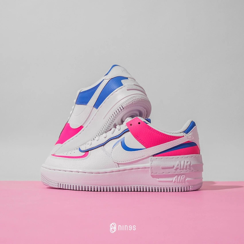 nike air force 1 af1 粉蓝 马卡龙 板鞋 cu3012-111