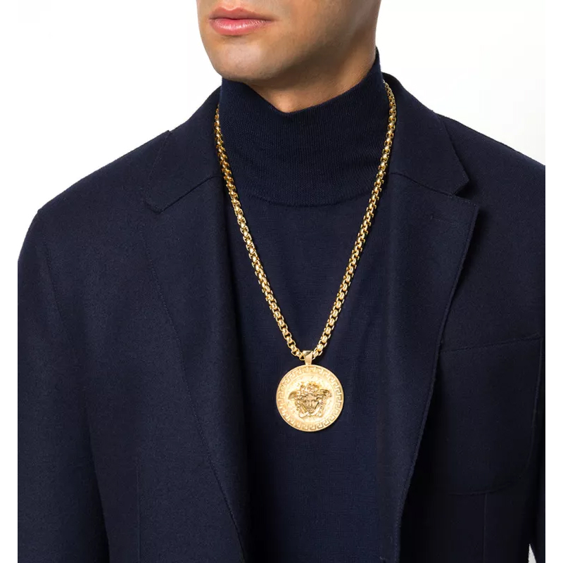 versace/范思哲 项链 范思哲 男士美杜莎金属时尚项链 dg14703 dmt1 d