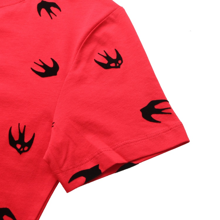 mcq alexander mcqueen/mcq alexander mcqueen 红色 小燕子 男士短袖