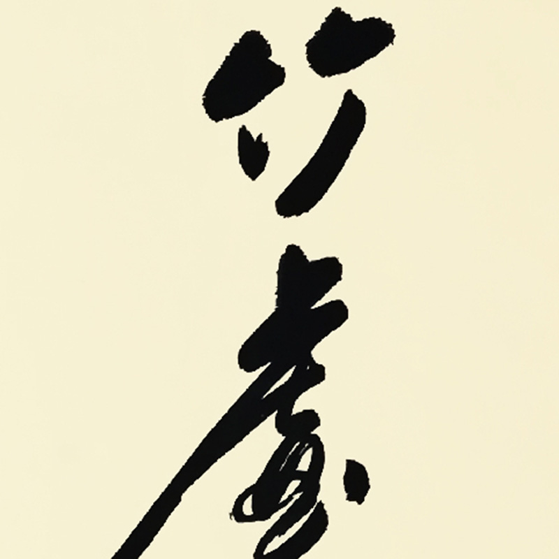 《君子朴实无华》/138x68cm/书法文字
