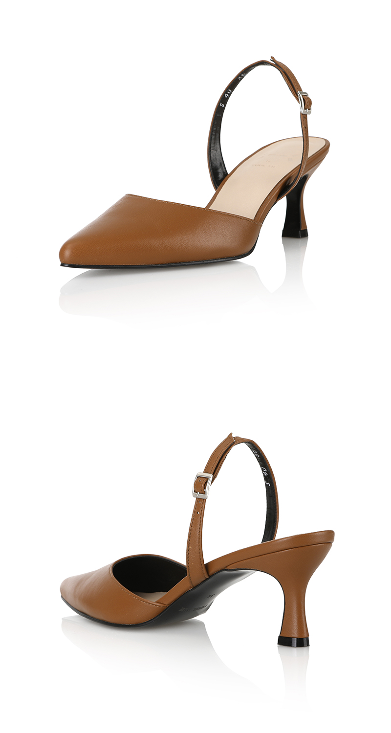 00 lucid slingbacks 系列咖啡色女士中跟凉鞋