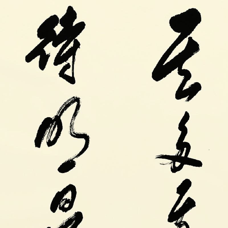 中国书法家协会会员王志刚书法《明日歌》/138x69cm/书法文字