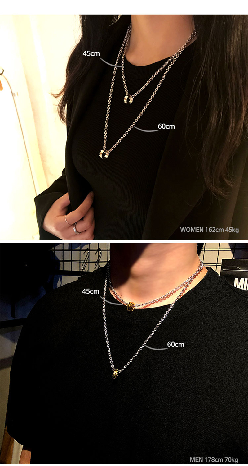 [20春夏] boostic supply/boostic supply韩版男女同款60cm时尚项链