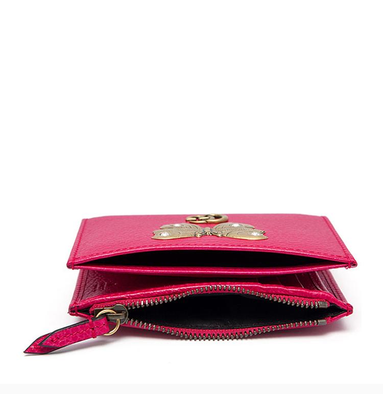 gucci/古驰 女士牛皮小蜜蜂短款零钱包钱包