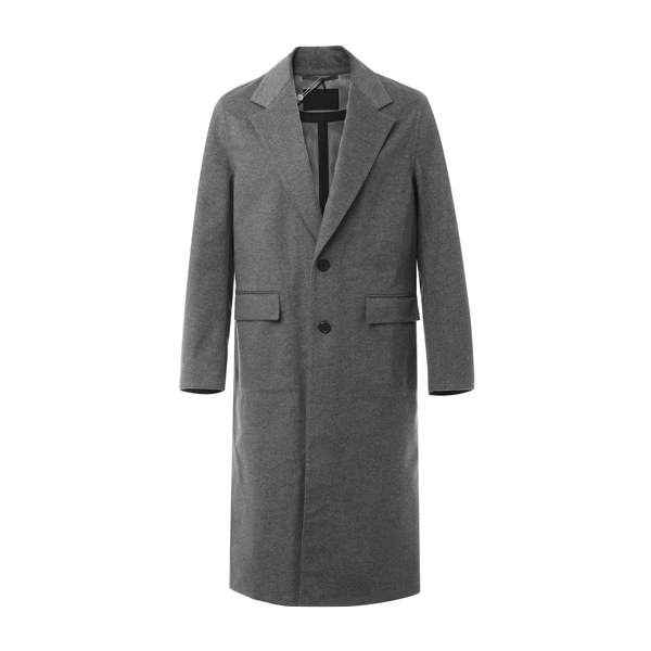 prada/普拉达 山羊绒灰色长款男士大衣 外套 风衣 夹克 sga875 1r6x f