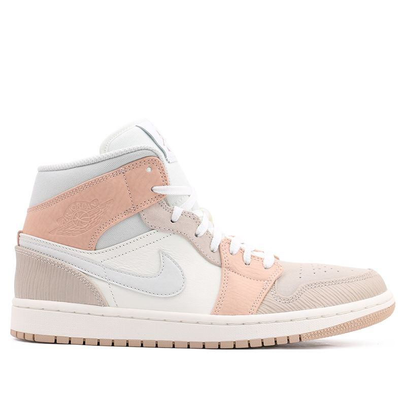 nike/耐克 air jordan 1 mid milan 男女同款 aj1 米兰 卡其米白拼接