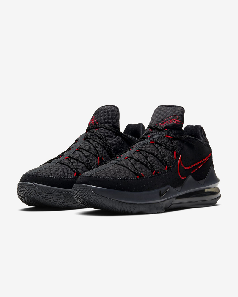 【nike耐克 男士篮球鞋】nike lebron 17 low ep 詹姆斯 lbj17 黑红