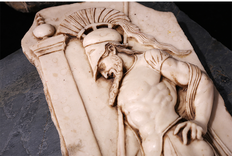 大英博物馆 罗马战士浮雕复刻品装饰创意礼品