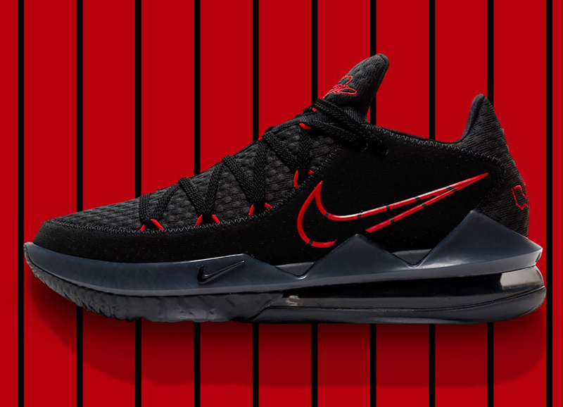 nike lebron 17 low ep 詹姆斯 lbj17 黑红 米黄 低帮篮球鞋 cd5006