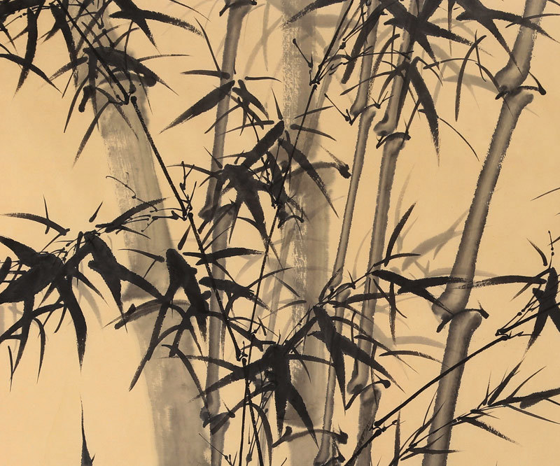 作品】何华贤 《虚心向上》 颍淮书画名家 客厅书房茶室水墨国画竹子